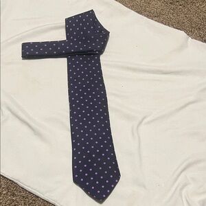 J. McLaughlin polka dot silk tie